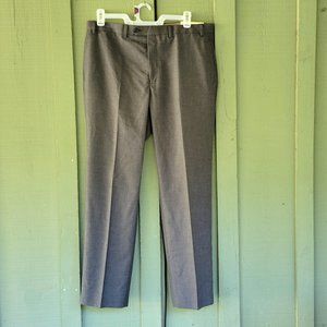 NWT Lauren Ralph Lauren Gray Flat Front Men's Dress Pants 38X32